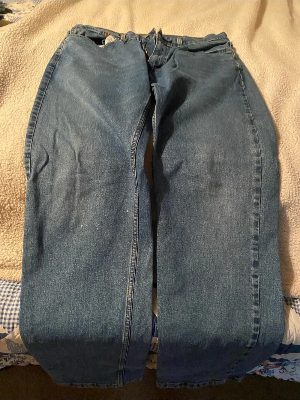 Levi's Men's Straight Light Blue Denim Jeans